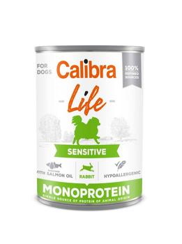 CALIBRA Dog Life Sensitive Conejo 400G