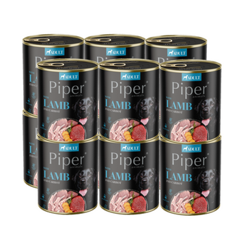 DOLINA NOTECI Piper para perros cordero con zanahorias 12x800g