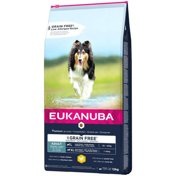 Eukanuba Adult Large Grain Free Pollo 12kg + sorpresa GRATUITA