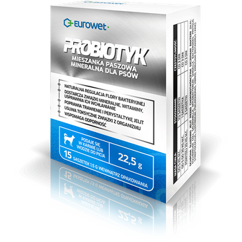 Eurowet Sobres probióticos para perros 15x1,5g