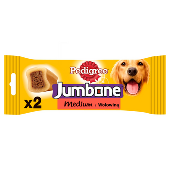 PEDIGREE® Jumbone™ 180g - golosina para perros adultos, sabor ternera y ave