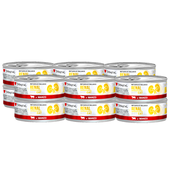 Alimento húmedo para gatos Disugual Veterinary RENAL de ternera (adulto) 12x85 g