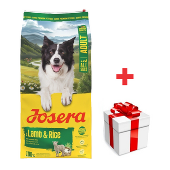 JOSERA Cordero y Arroz 12.5kg + ¡Sorpresa para tu Perro GRATIS!