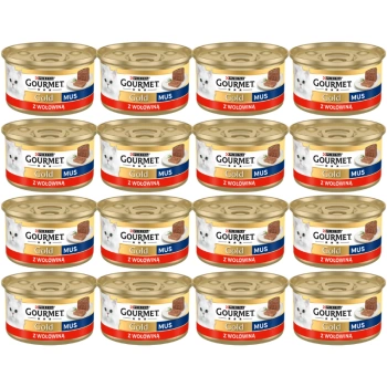 Purina Gourmet Gold Mousse con ternera 72x85g