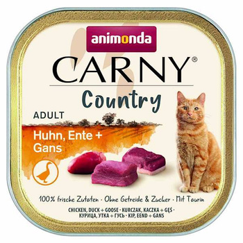 ANIMONDA Carny Country Adulto Pollo, Pato y Oca 100g