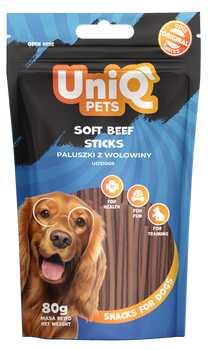 UNIQ PETS golosinas para perros palitos de carne 80g