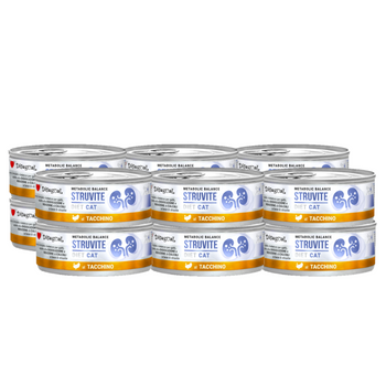 Disugual Karma húmeda para gatos Veterinaria STRUVITE Pavo (adulto) 12x85 g