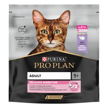 PRO PLAN Delicate Digestion pienso para gatos rico en pavo 400g