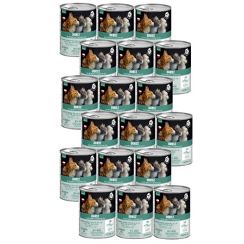 PetRepublic trozos en salsa con bacalao 18x400g para gatos