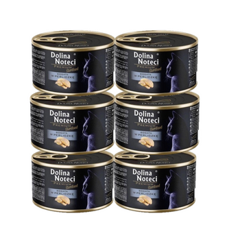 DOLINA NOTECI Premium Esterilizado para gatos rico en pintada 6x185g