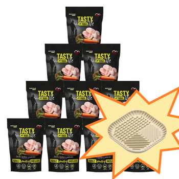 Tasty Dogs Life Plato de ave en gelatina 10x500 g