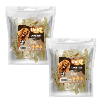 UNIQ PETS golosinas para perros pezuñas de cordero 2x300g