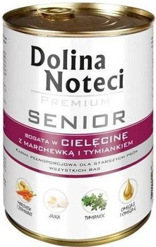 Dolina Noteci Premium Ternera Senior con Zanahorias y Tomillo 6x400g