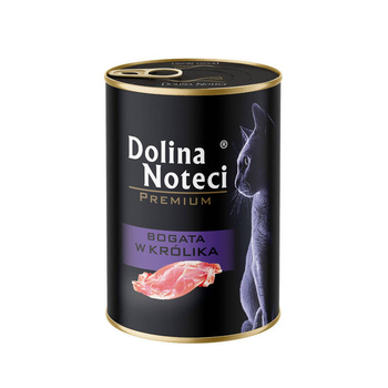 Dolina Noteci Premium para gatos rica en conejo 400g