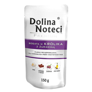 Dolina Noteci Premium Conejo con Arándanos 6x150g