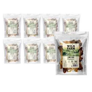 WILD FARM orejas de cordero 8x300g golosinas para perros