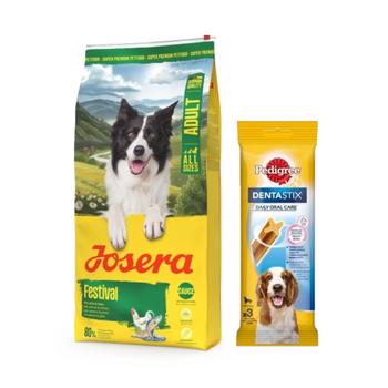 JOSERA Festival 12,5kg + DentaStix ¡GRATIS!