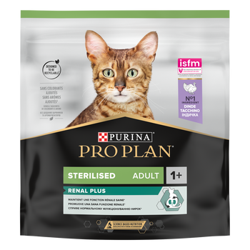 PRO PLAN Sterilised Renal turkey-rich comida para gatos 400 g