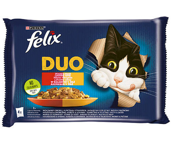 Felix Duo Sabores Campestres en gelatina 4x85g
