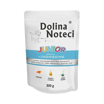 Dolina Noteci Premium Junior Rico en Cordero 300g