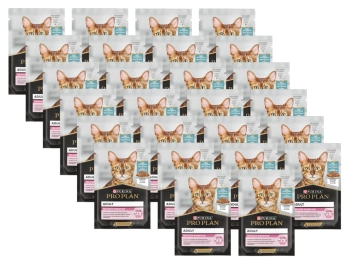 PRO PLAN Delicate Digestion Comida para gatos con pescado del océano 26x85g