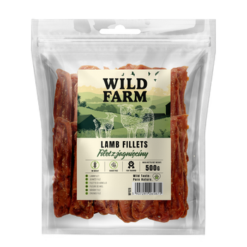 WILD FARM filete de cordero 500g golosinas para perros