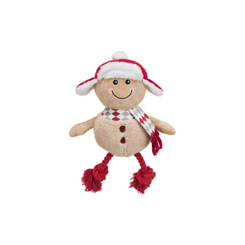 TRIXIE Muñeco de jengibre, juguete, para perros, poliéster/algodón, 34 cm, con sonido, con cuerda