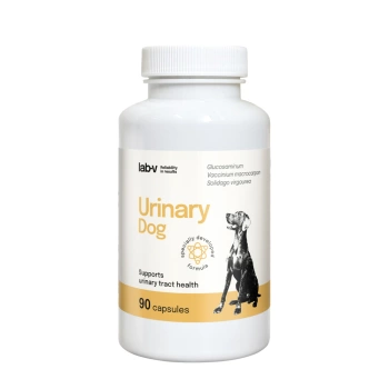 LAB-V Urinary Dog - Apoyo para la infección del tracto urinario en perros 90 cápsulas