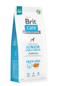 BRIT CARE Dog Grain-free Junior Large Breed Salmón 12kg