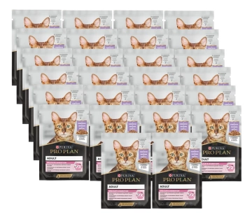 PRO PLAN Nutrisavour Delicate comida para gatos trozos delicados con pavo en salsa 26x85g