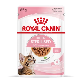 ROYAL CANIN Gatito Salsa Esterilizada 12x85g