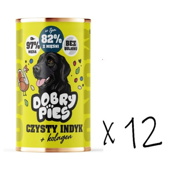 Dobry Pies Buen Perro Pavo 12x400g