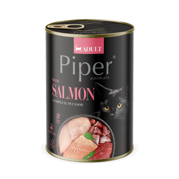 DOLINA NOTECI Piper para gatos con salmón 400g