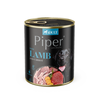 DOLINA NOTECI Piper para perros cordero con zanahorias 800g