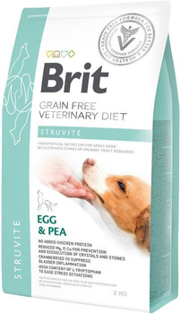 Brit Grain Free Veterinary Diet Perro Struvite Huevo y Guisantes 2kg