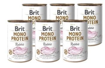 BRIT MONO PROTEIN RABBIT 6x400g