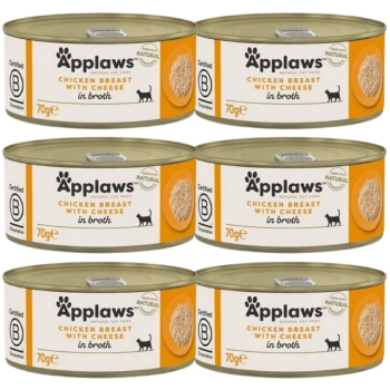 APPLAWS Pechuga de Pollo con Queso en Caldo 6x70g