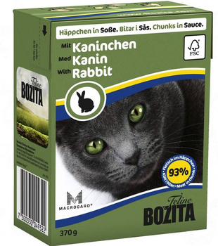 BOZITA Gato Conejo en Salsa 370g