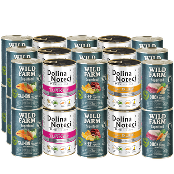 Dolina Noteci + WILD FARM Mezcla de Superalimentos de Sabores 30x400g