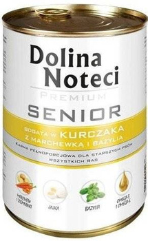 Dolina Noteci Premium Senior Pollo con Zanahorias y Albahaca 12x400g