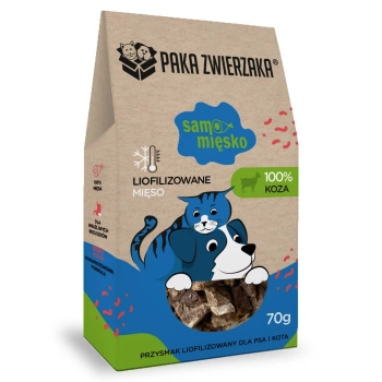Carne de cabra liofilizada Animal Paka Delicatessen 70 g