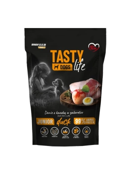 Tasty Dogs Life Junior Plato con pato en gelatina 500 g