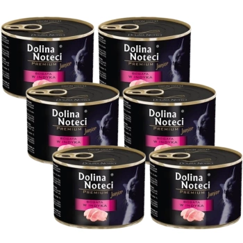 Dolina Noteci Premium Junior para Gatos Rico en Pavo 6x185g