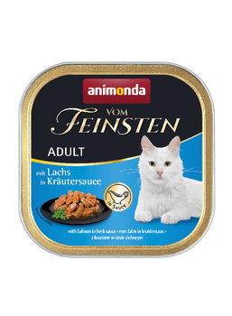 Animonda Cat Vom Feinsten Adult Salmón en Salsa de Hierbas 100g