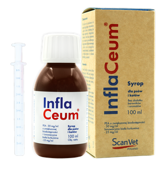 ScanVet InflaCeum - Pienso suplementario - mezcla dietética para perros y gatos 100ml