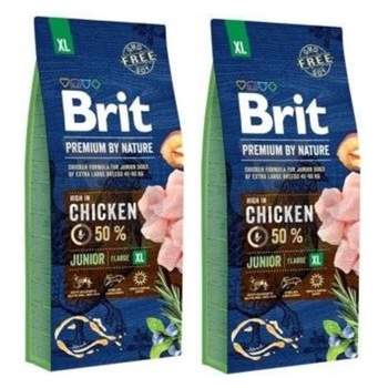 Brit Premium By Nature Junior XL con Pollo 2x15kg