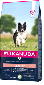 Eukanuba Mature&Senior Razas Pequeñas y Medianas Cordero y Arroz 2x12kg