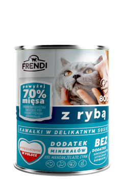 Frendi Trozos en salsa delicada con pescado 800g