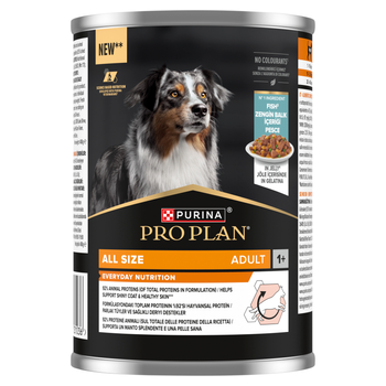 PRO PLAN Everyday Nutrition Alimento para perros adultos rico en pescado en gelatina 400 g