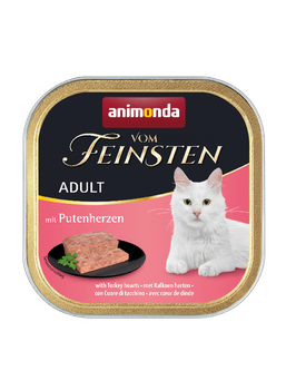 Animonda Vom Feinsten Gato Adulto Corazones de Pavo 100g